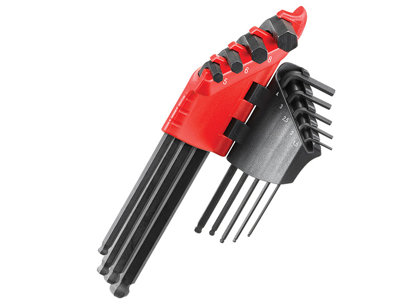 83H.JP9A Metric Hexagon Key Long Arm Set, 9 Piece                               