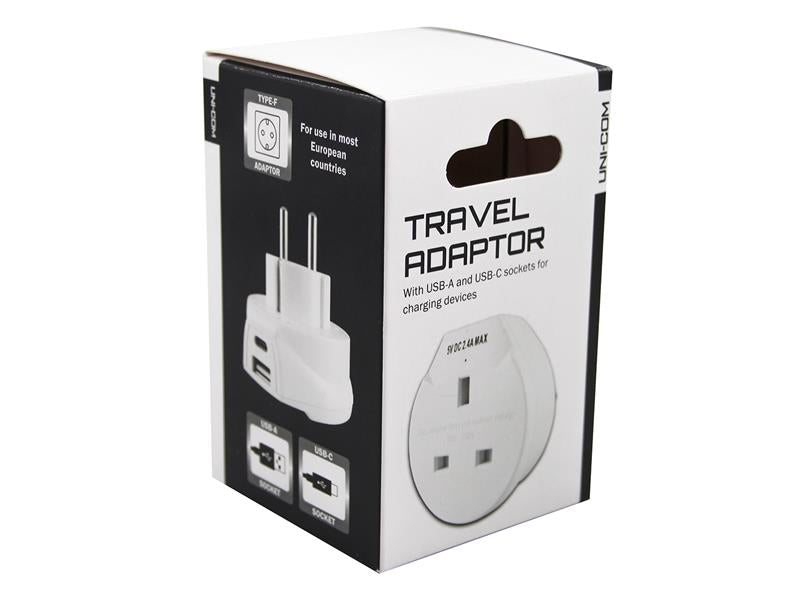 Travel Socket with USB Charger