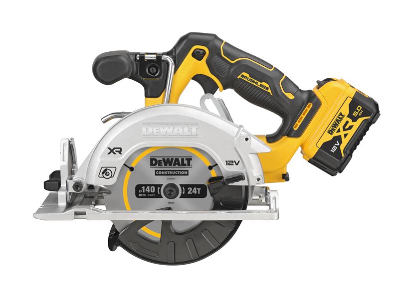 DCS512D2 Brushless XR Circular Saw 12V 2 x 5.0Ah Li-ion                         
