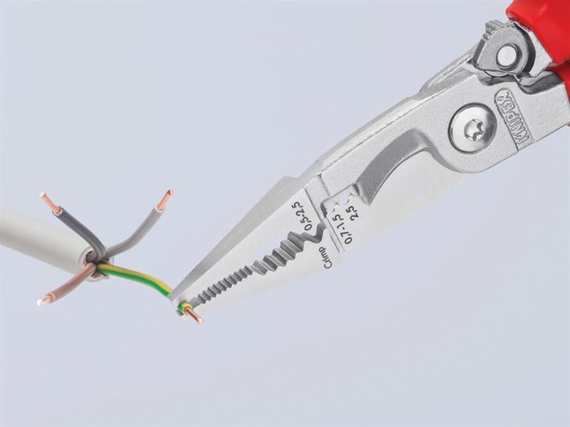13 96 200 VDE Multifunctional Installation Pliers with Opening Spring 200mm     