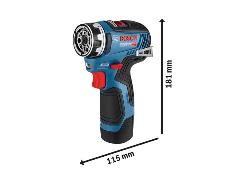 GSR 12V-35 FC Pro FlexiClick Drill Driver 12V Bare Unit                         