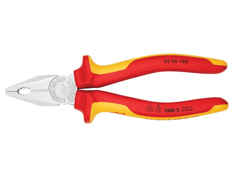03 06 180 VDE Combination Pliers 180mm                                          