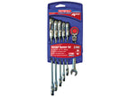 Ratchet Combination Spanner Flex Head Set, 6 Piece                              