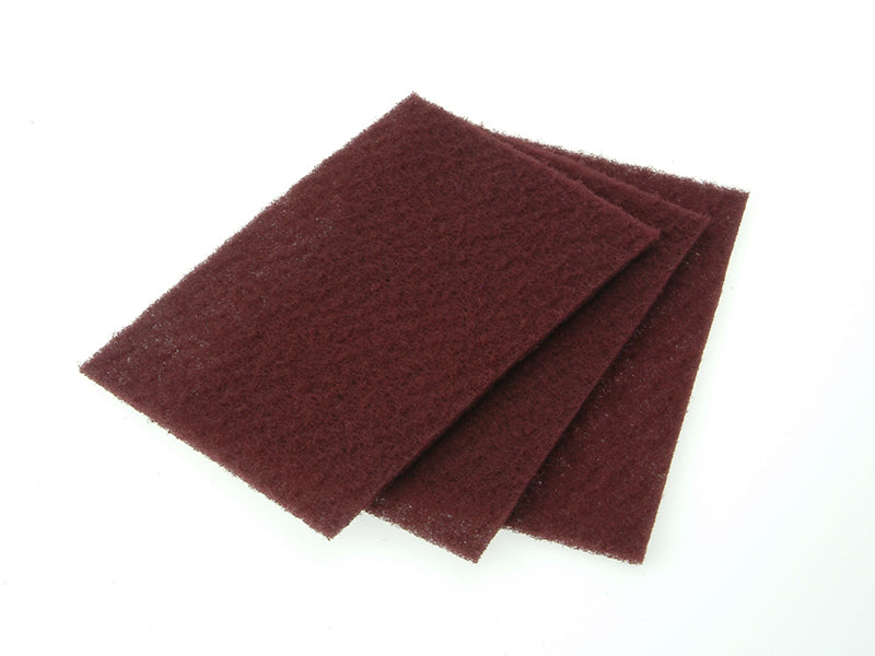 Hand Pad Maroon Very Fine 230 x 150mm (10)                                      