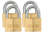 65/40mm Brass Padlock 63mm Long Shackle Keyed Alike 6405