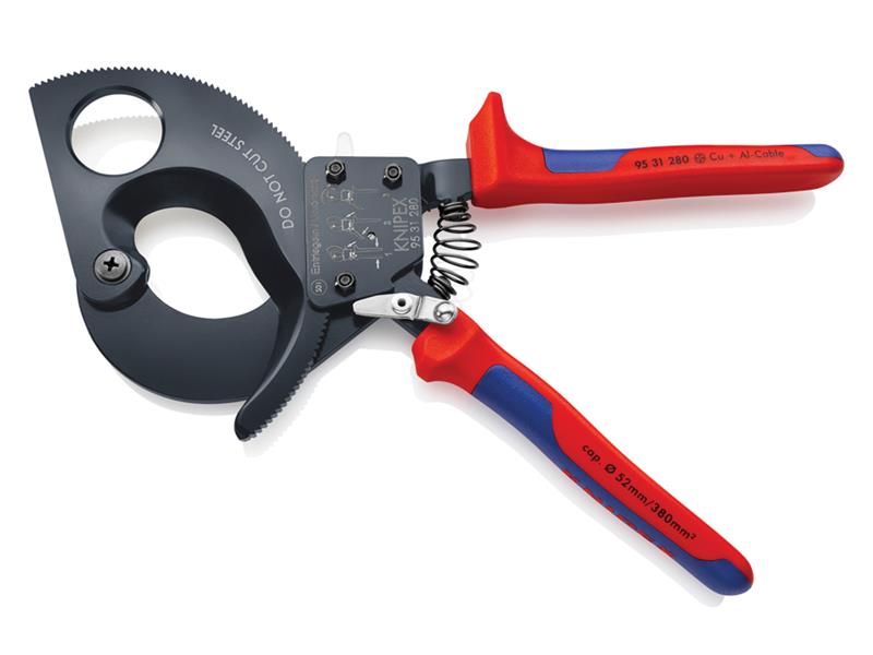 95 31 280 Ratchet Action Cable Shears Multi-Component Grip 280mm                