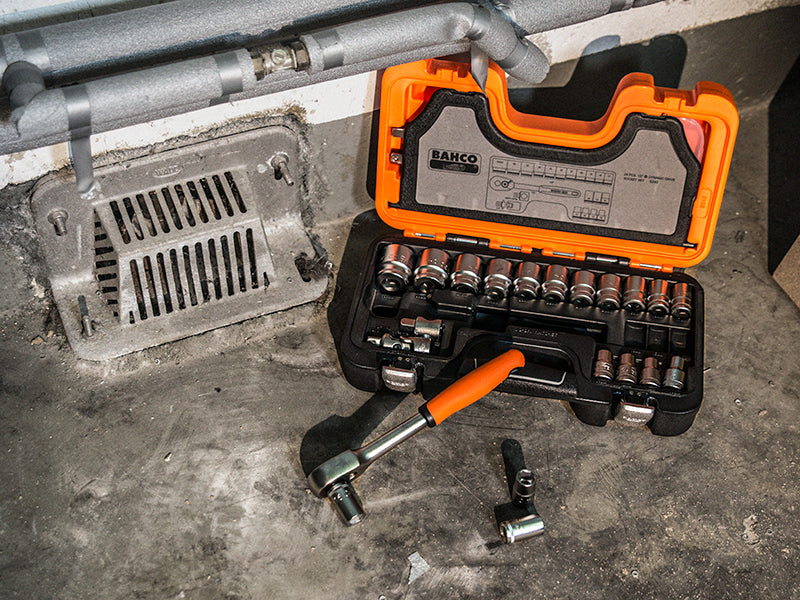 S240 1/2in Drive Socket Set, 24 Piece                                           