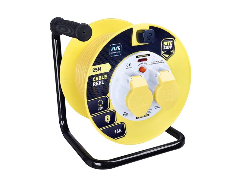 Cable Reel 110V 16A Thermal Cut-Out 50m