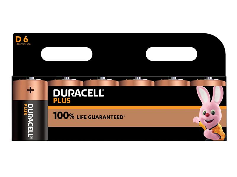 C Cell Plus Power +100% Batteries (Pack 6)