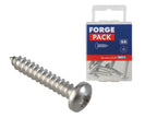 Self-Tapping Screws, Pozi, Pan Head, A2 Stainless Steel