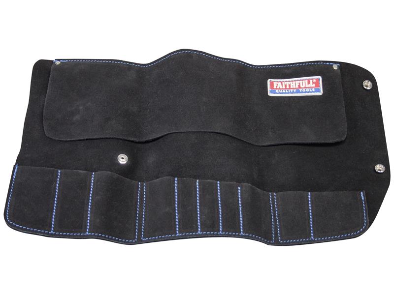 10 Pocket Leather Tool Roll                                                     