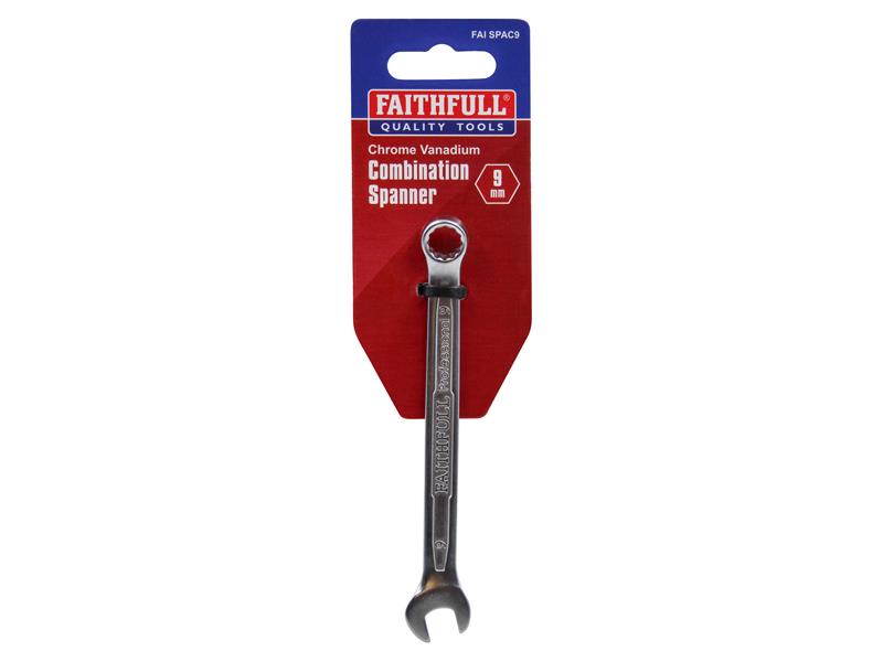 Combination Spanner CV Satin Finish 9mm                                         