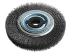 Wheel Brush D250mm x W30-35 x 100 Bore Steel Wire 0.30 + Adaptors Set 4 +1