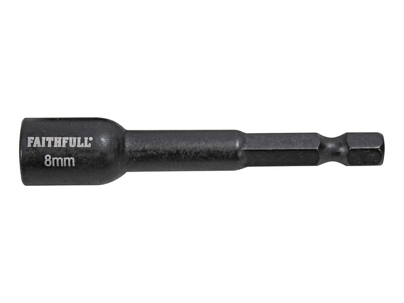 Magnetic Impact Nut Driver 8mm x 1/4in Hex                                      