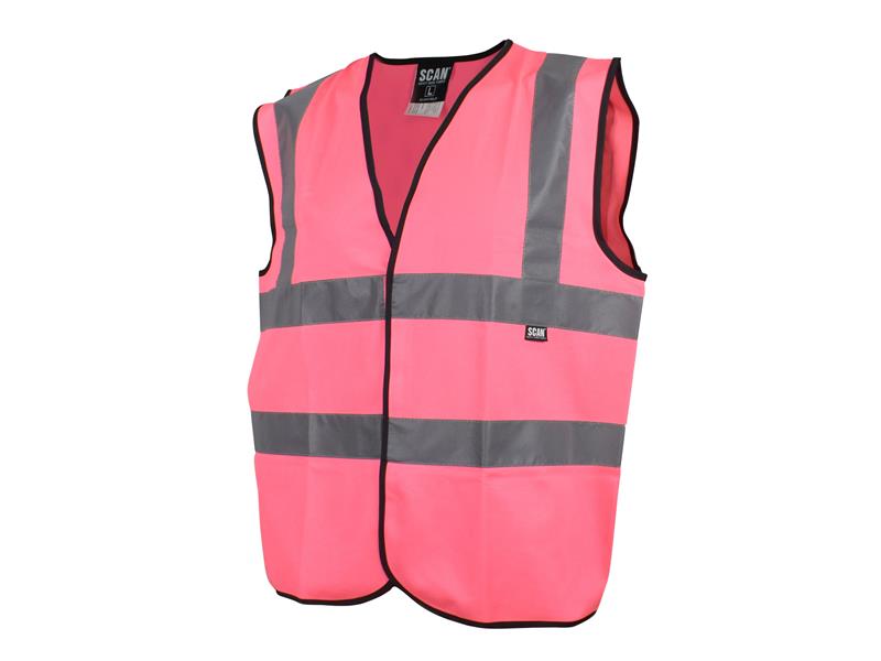 Hi-Vis Pink Waistcoat - M (41in)