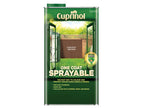 One Coat Sprayable Fence Treatment Harvest Brown 5 litre                        
