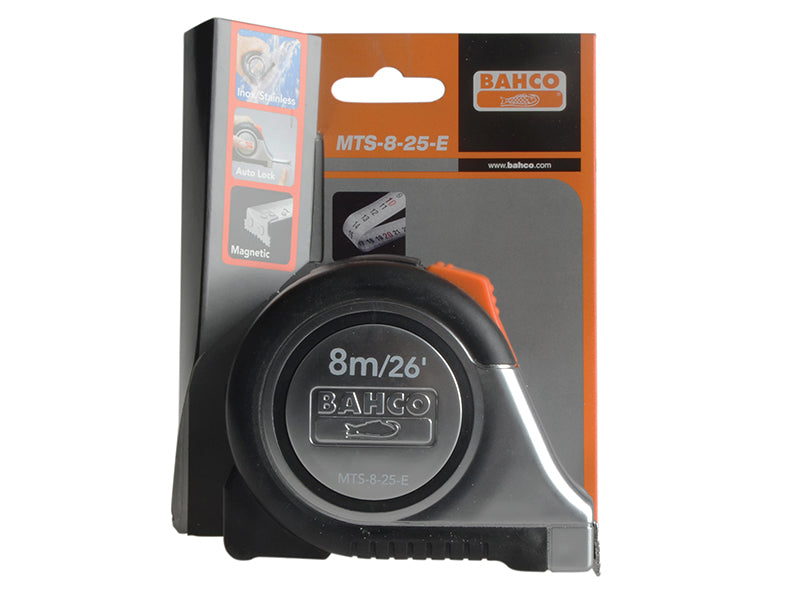 MTS Reversible Magnetic Tip Auto Pocket Tape 8m/26ft (Width 25mm)               