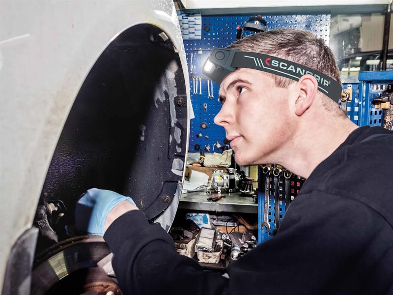 I-VIEW Rechargeable Headlamp with Sensor 400 lumens