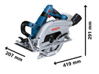 GKS 18V-70 L Professional BITURBO Circular Saw 18V Bare Unit                    