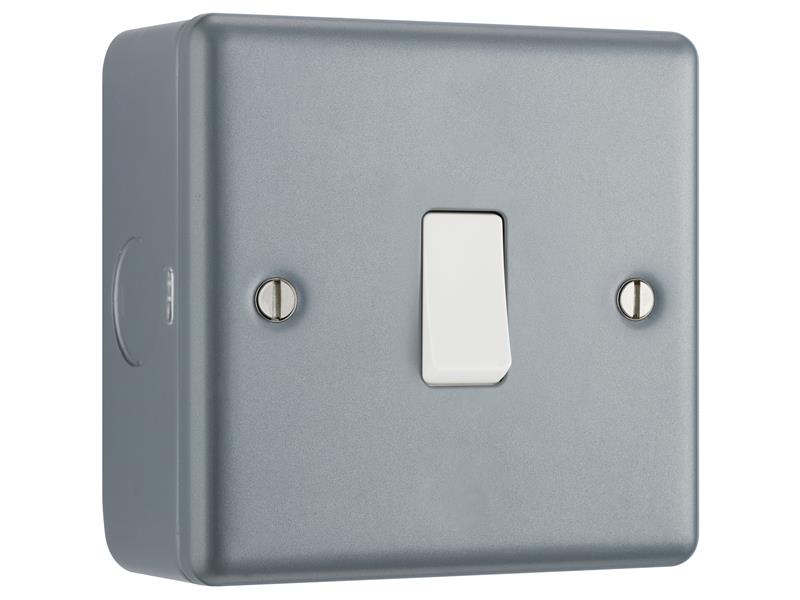 Metal Clad 2-Gang 2-Way Light Switch