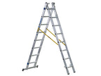 D-Rung Combination Ladder 3-Part 3 x 8 Rungs