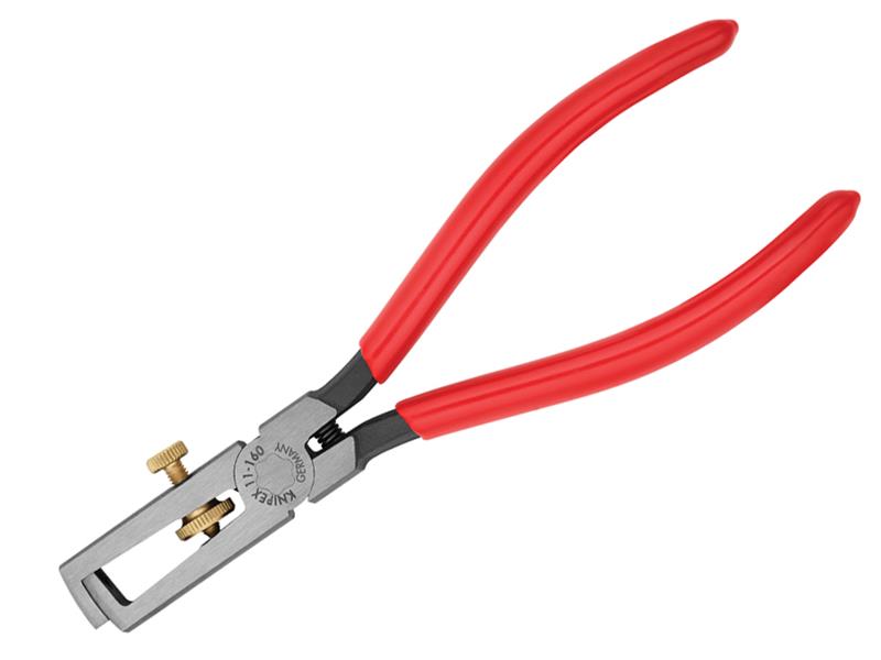 11 01 160 Insulation Stripping Pliers Plastic Coated Grip 160mm                 