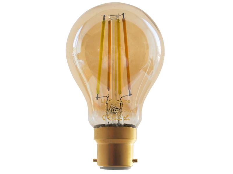 Wi-Fi LED ES (E27) Pear Filament Dimmable Bulb, White 470 lm 4.5W