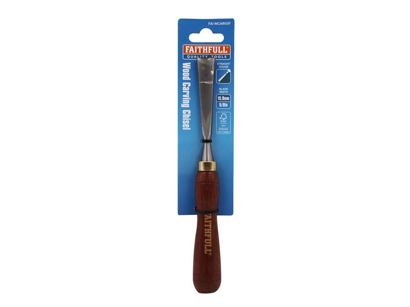 FSC Straight Gouge Carving Chisel 16mm (5/8in)