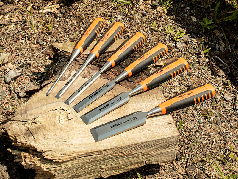 424-P Bevel Edge Chisel Set 6 Piece in Pouch                                    