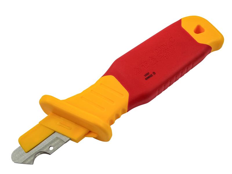 VDE Stripping Knife with Hook Blade 190mm