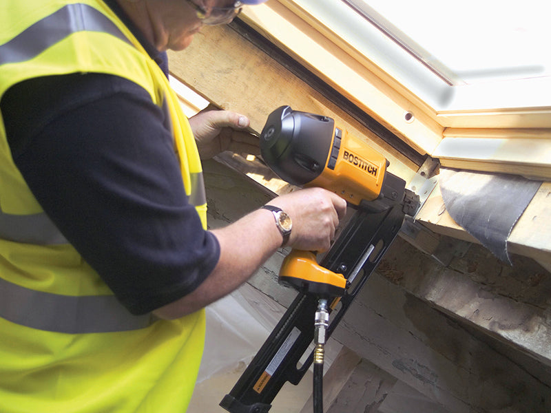F21PL-E Pneumatic Roundhead & MCN Stick Nailer 38-90mm                          