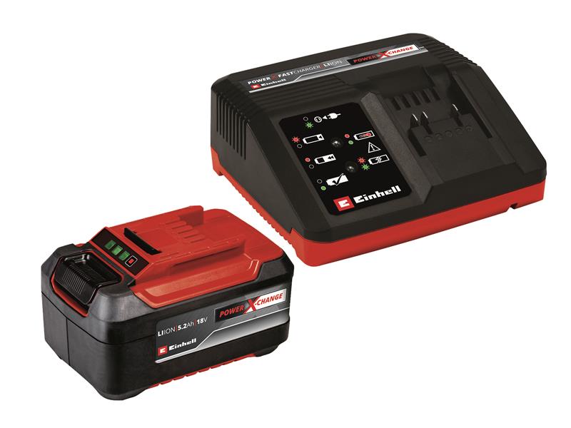 Power X-Change Battery & Charger Starter Kit 18V 1 x 5.2Ah Li-ion               