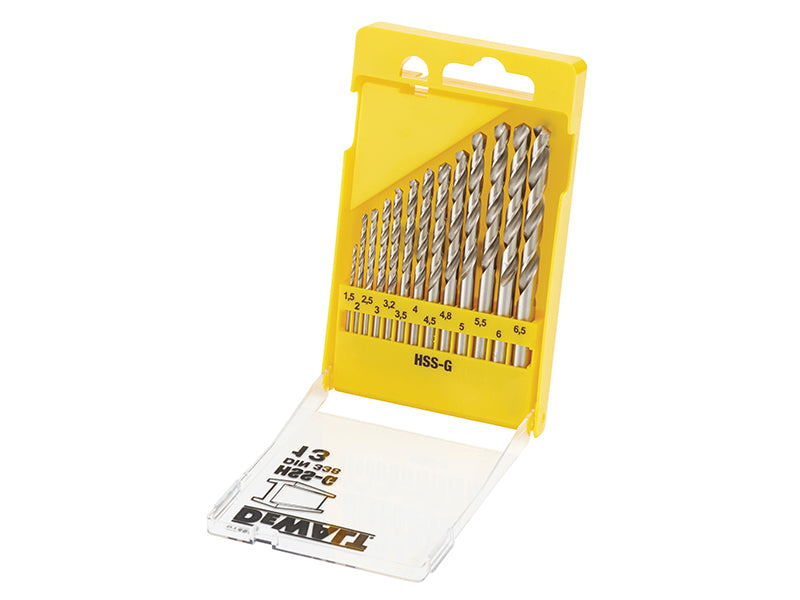 HSS-G Jobber Drill Bit Set, 13 Piece                                            