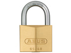 65/40mm Brass Padlock 63mm Long Shackle Keyed Alike 6405