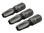 Phillips Impact Screwdriver Bits PH3 x 50mm (Pack 3)