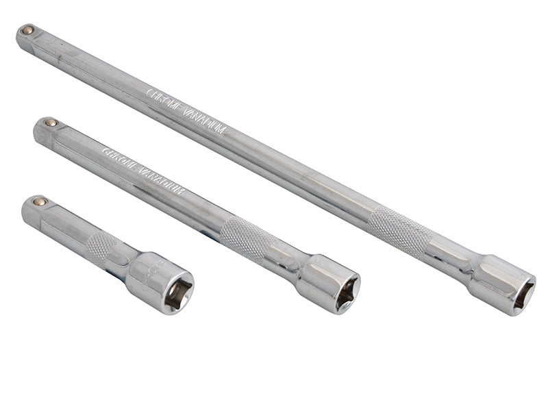3/8in Square Drive CV Extension Bar Set 3 Piece                                 
