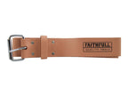 Heavy-Duty Leather Belt 45mm Wide Tan                                           
