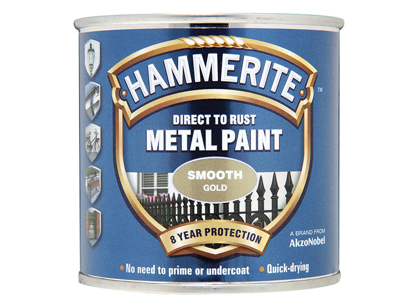 Direct to Rust Smooth Finish Metal Paint Yellow 750ml
