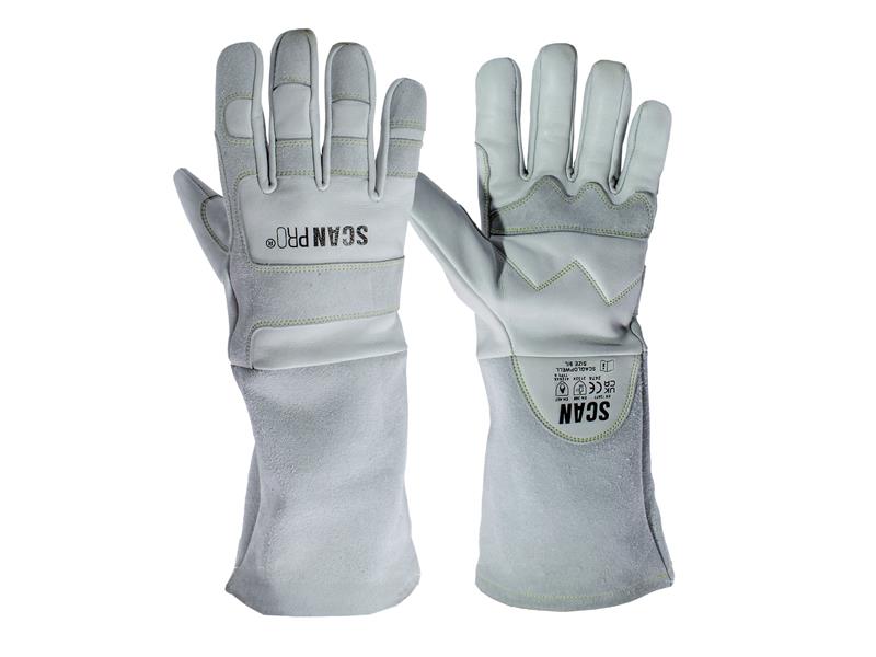 Premium Leather Welding Gloves - XL (Size 10)