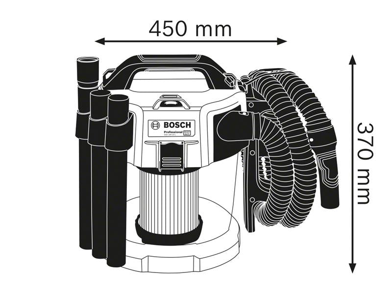 GAS 18V-10 L Professional L-Class Vacuum 18V Bare Unit                          
