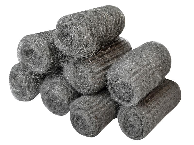 Steel Wool, Assorted Grades 20g Rolls (Pack 8)                                  
