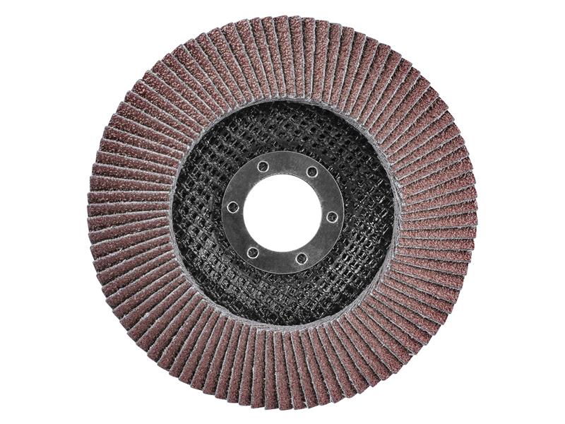 Aluminium Oxide Flap Disc 125 x 22mm Mixed Grit (3 Pack)