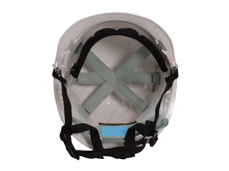 Short Peak Safety Helmet White