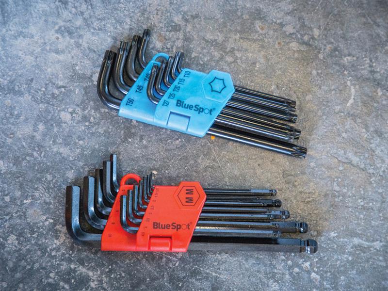Long Arm Ball End Hexagon Key Set, 13 Piece                                     