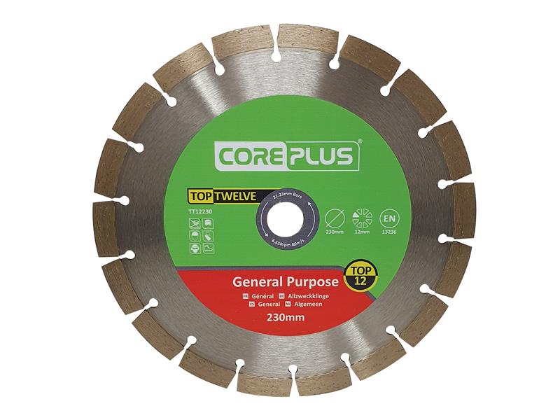 Top Twelve General Purpose Diamond Blade 230mm                                  