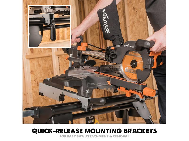 Mitre Saw Stand with Extendable Arms                                            