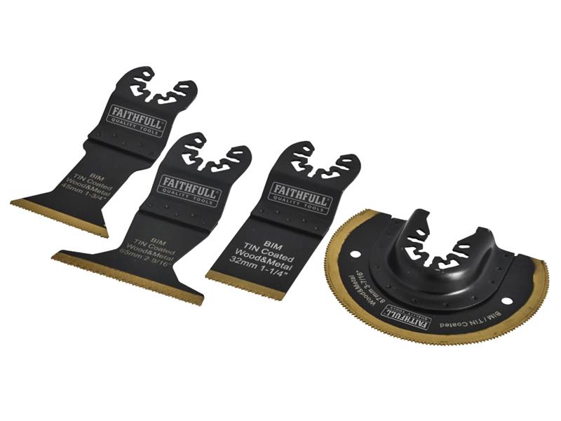 Multi-Function Titanium Blade Set 4 Piece                                       