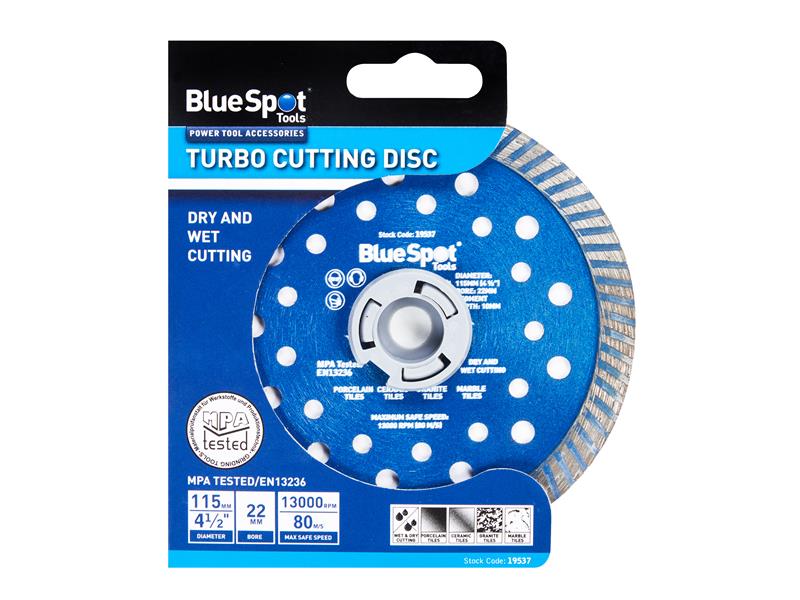 Turbo Cutting Disc 115 x 22mm                                                   