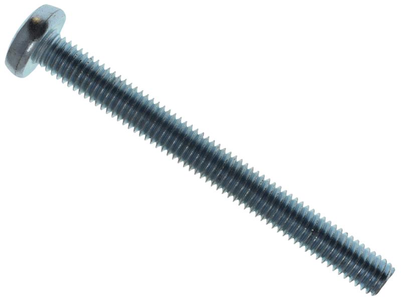 Machine Screw Pozi Compatible Pan Head ZP M6 x 50mm Box 25