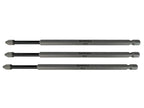Pozidriv Impact Screwdriver Bits PZ3 x 75mm (Pack 3)